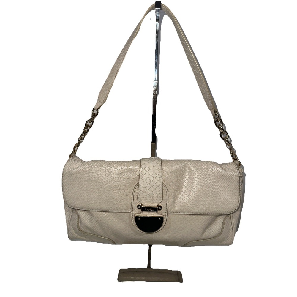 Cole Haan Leather Beige Medium Shoulder Bag